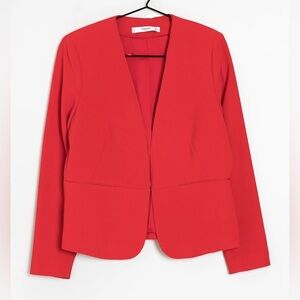 Mango Vibrant Red Women's Blazer